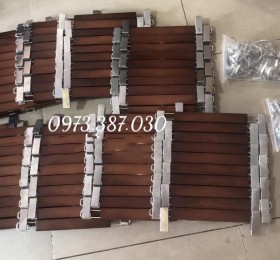 KẸP GỖ NÂU ĐẦU VUÔNG