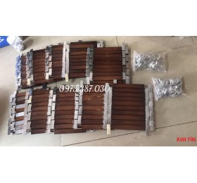 KẸP GỖ NÂU ĐẦU VUÔNG