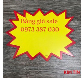 BẢNG GIÁ SALE