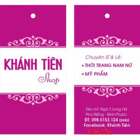 IN BAO BÌ - CART - HÓA ĐƠN