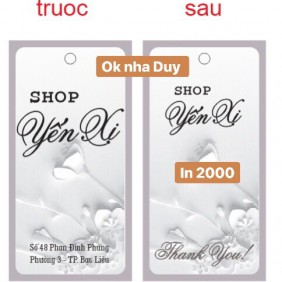 IN BAO BÌ - CART - HÓA ĐƠN 9