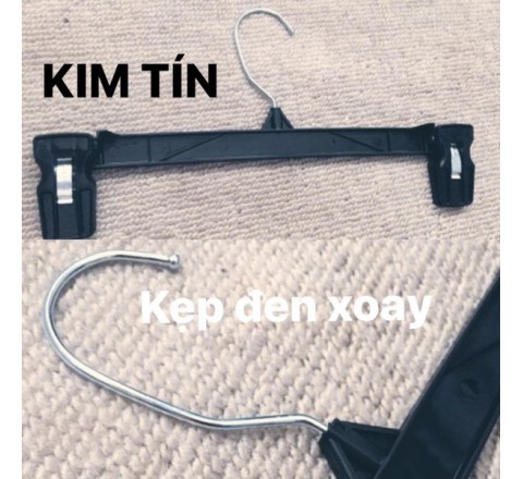 KẸP ĐEN XOAY ĐẦU DẺO BÓNG SANG TRỌNG