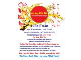 Thông báo nghĩ tết cửa hàng kim tín