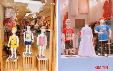 Shop Kim Tín: Địa chỉ sỉ lẻ manocanh trẻ em giá rẻ, chất lượng